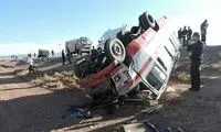 واژگونی مینی بوس کارگران در اراک، کشته داد