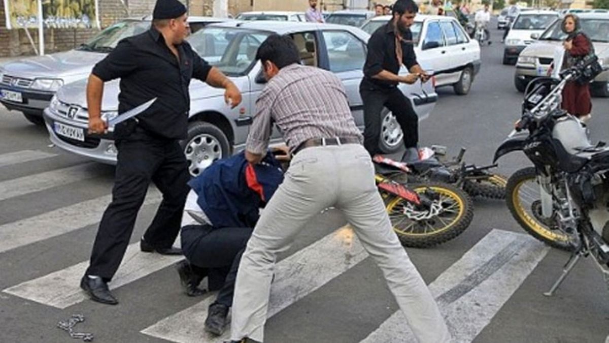   زورگیری خشن از دختر جوان در ستارخان تهران 