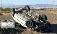 واژگونی مرگبار خودروی اتباع بیگانه در جاده خاش