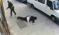 حمله مردم به مردی که داشت زنش را کتک می‌زد