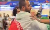 کتک زدن تماشاگری که پرچم ایران همراهش بود!