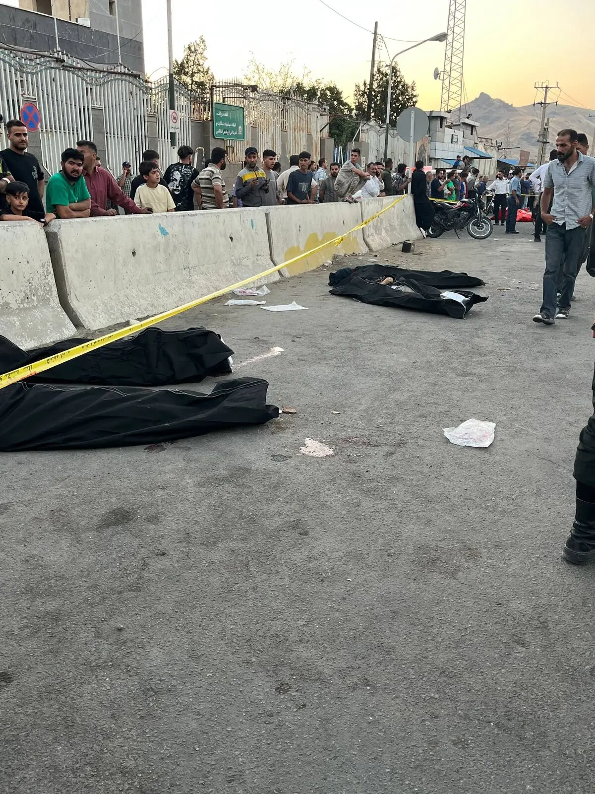 تصاویر تلخ از جانباختگان حادثه امروز در سنندج