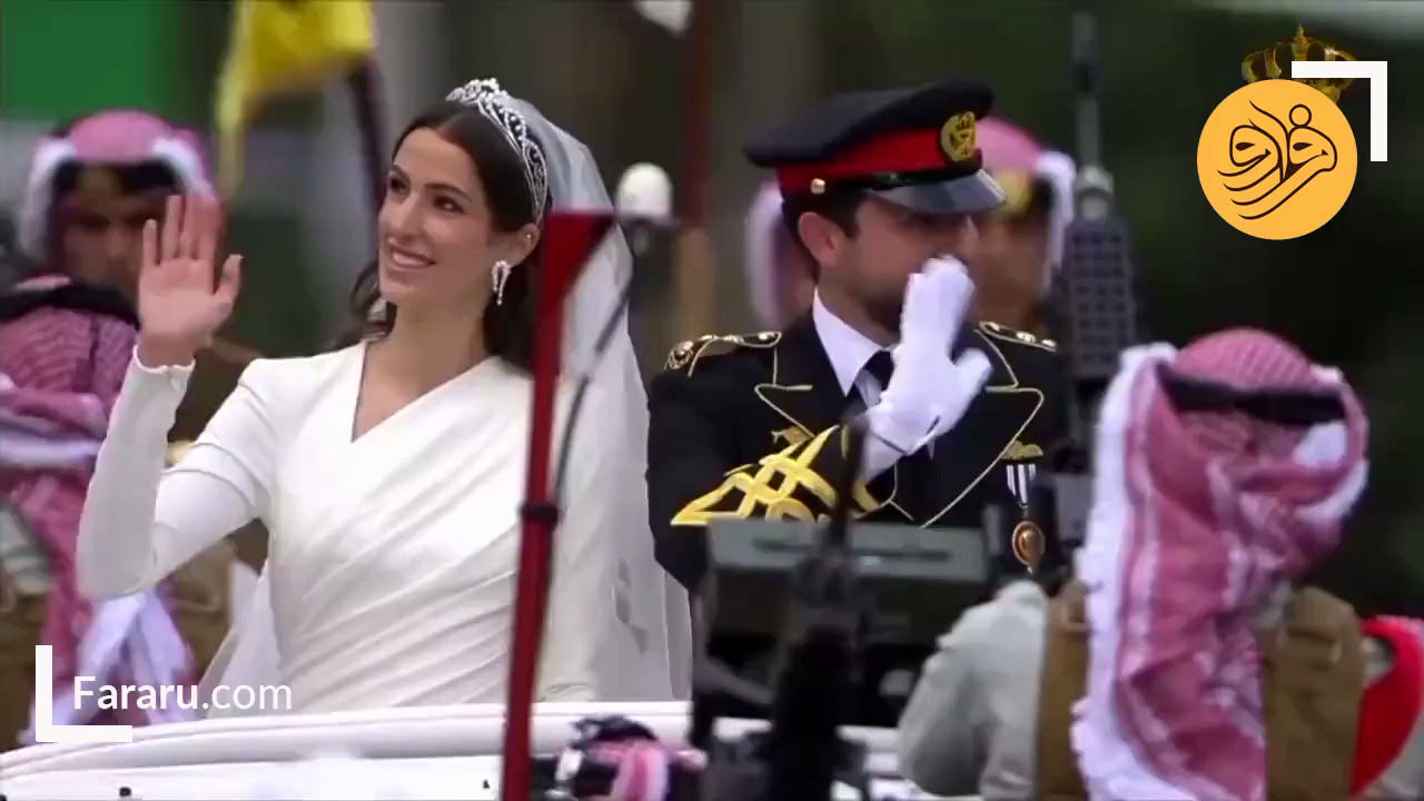 ویدئویی از ماشین عروس سلطنتی اردن