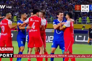 درگیری کنعانی‌زادگان و آقاسی دربی را متوقف کرد