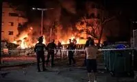 تصاویری از پالایشگاه نفت حیفا پس از حمله ایران