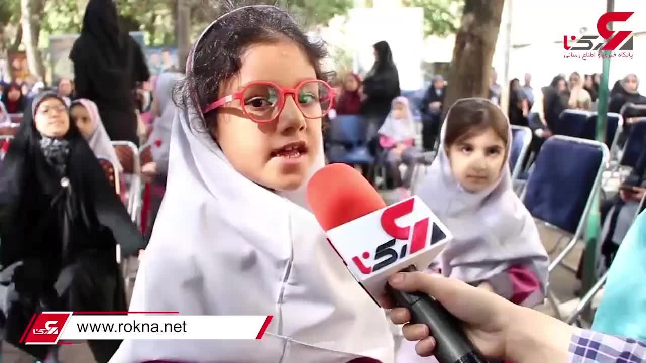 ویدئو دیدنی از یک دختر بچه در جشن شکوفه‌ها