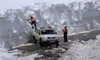 در این منطقه از کشور نیم متر برف بارید