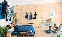 ساخت تخت خواب با پالت های چوبی
