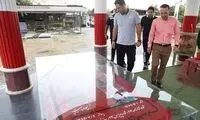 تارتار بر سر مزار هادی نوروزی