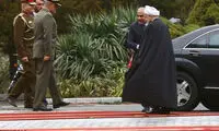 استقبال رسمی روحانی از نخست وزیر عراق