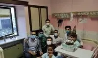 جشن تولد کودک مجروح انفجار قندهار در ایران