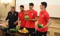 برگزاری مراسم شب یلدا در اردوی تیم ملی