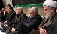 سردار سلیمانی در مراسم عزاداری بیت رهبری