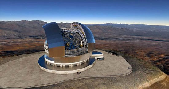 ساخت بزرگترین تلسکوپ اپتیکال دنیا آغاز شد