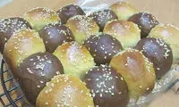 طرز تهیه نان دورنگ