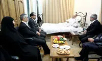 عیادت «نهاوندیان» از آیت الله صانعی +عکس