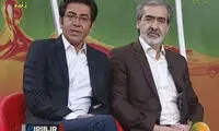 عکس: فرزاد‌ حسنی‌ و‌ خانواده‌ اش‌ در‌ تلویزیون