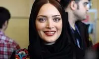 ترسیدن بهنوش طباطبایی از پیرمردِ موبایل به دست در نمایشگاه کتاب!