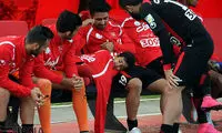 عکس:خواب شیرین هانی در بازی پرسپولیس