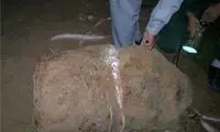 کشف بمب 500 پوندی در اهواز +عکس