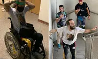 صعود از پله‌های برج میلاد توسط بیمار ام اس