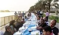 طولاني‌ترين سفره افطار به طول 65 كيلومتر