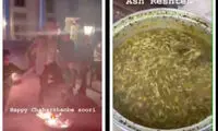 از روی آتش پریدن سفیر سوئیس در چهارشنبه‌سوری