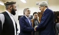 عکس: دیدار کری با اشرف غنی و عبدالله