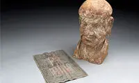 کشف اسکناس‌ 700 ساله داخل مجسمه