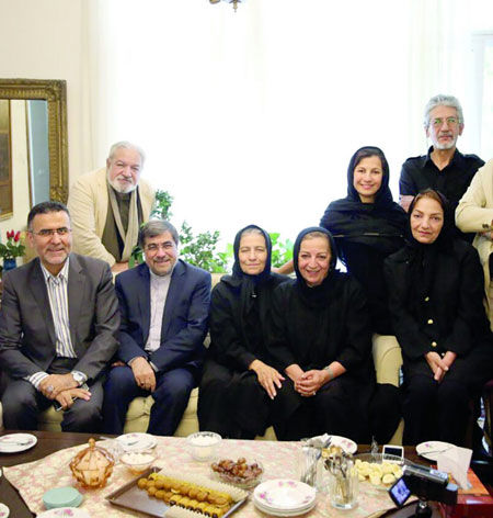 دیدار وزیر ارشاد با خانواده مرحوم رشیدی