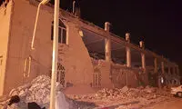 تخریب حوزه علمیه سرپل ذهاب بر اثر زلزله