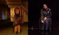 باران کوثری در نقش عروسکی مقوایی
