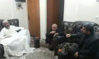عیادت ضرغامی از فرج‌ الله سلحشور +عکس