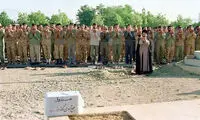 اقامه نماز عید فطر در جبهه