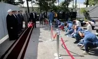 عکس: افتتاح نمایشگاه کتاب با حضور روحانی