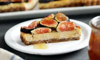 دستور تهیه چیز کیک انجیر سیاه