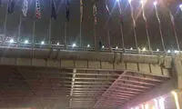 عکس:اقدام به خودکشی در پل شيخ فضل‌الله