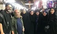 شقایق فراهانی و مسعود فراستی در کربلا