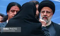 قاب خاص از شهربانو منصوریان و علی پروین در دیدار با رئیسی