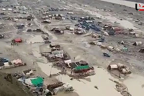 سیلاب مردم سیستان و بلوچستان را گرفتار کرد
