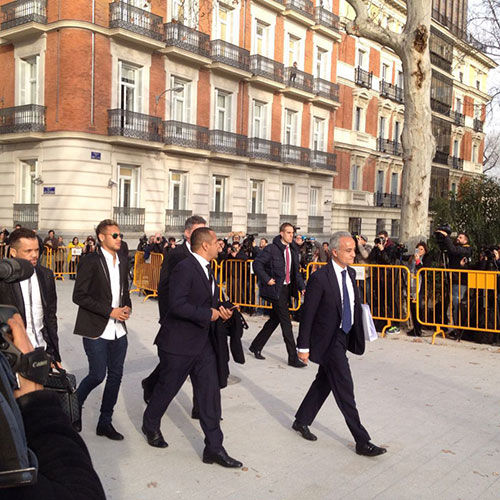 عکس: آغاز جلسه دادگاه نیمار در مادرید