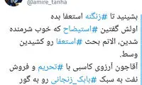 حمایت از زنگنه علیه جوسازی‌های دلواپسان