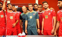 جشن تولد والنسیا در تمرین پرسپولیس