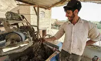 عکس: کارگران کوره آجرپز خانه