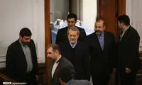 نشست خبری رئیس مجلس شورای اسلامی