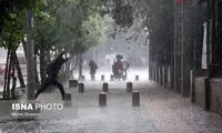 بارش شدید باران در غرب کشور