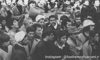 عکس: هاشمی بدون محافظ در راهپیمایی