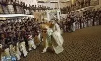 این همه ساقدوش یک جا دیده بودید؟! +عکس