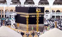 مراسم جایگزینی پرده کعبه