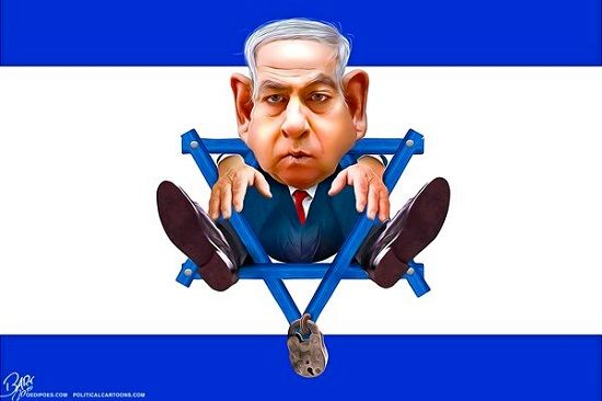 ژست نتانیاهو پس از شکست در انتخابات!
